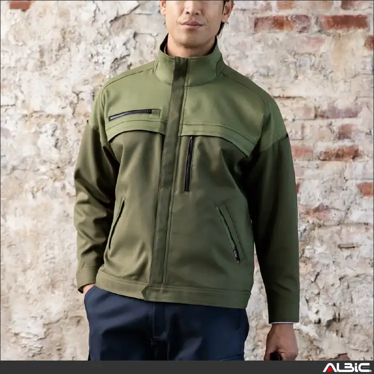 作業服 エコ・裏綿ストレッチブルゾン 【MB25100-COC】 商品写真