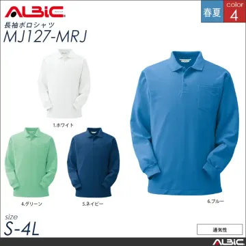 高通気 鹿の子 半袖 ポロシャツ【 ALBIC mj128-mrj 】