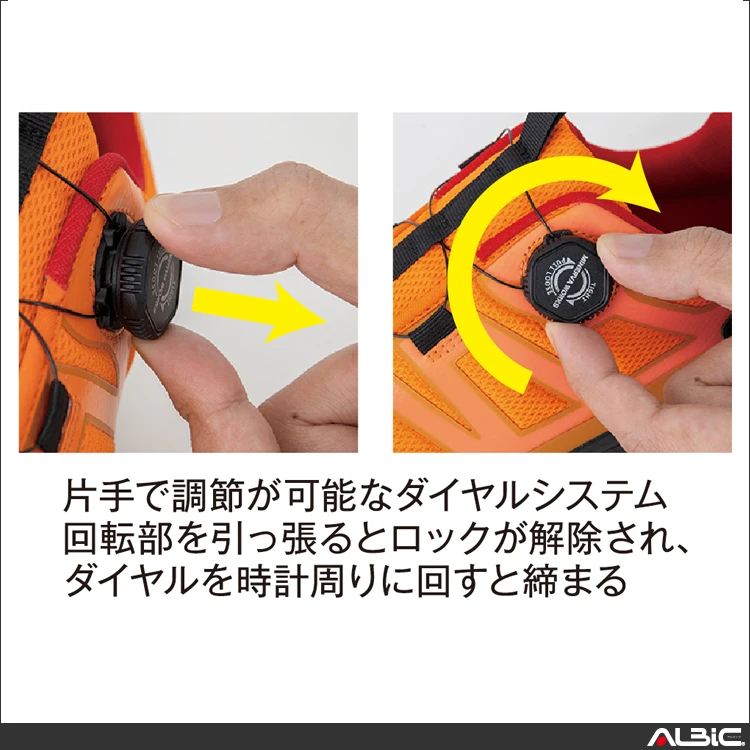 セーフティスニーカー 【MW3110-COC】 機能説明