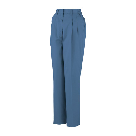 エコレディースツータックスラックス(脇ゴム)【P6694-COC】 6.エンパイアブルー