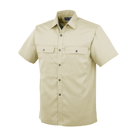 エコ半袖シャツ【P6697-COC】 2.パールベージュ