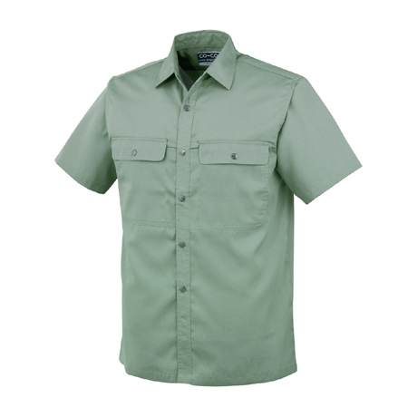 エコ半袖シャツ【P6697-COC】 9.アイビーグリーン