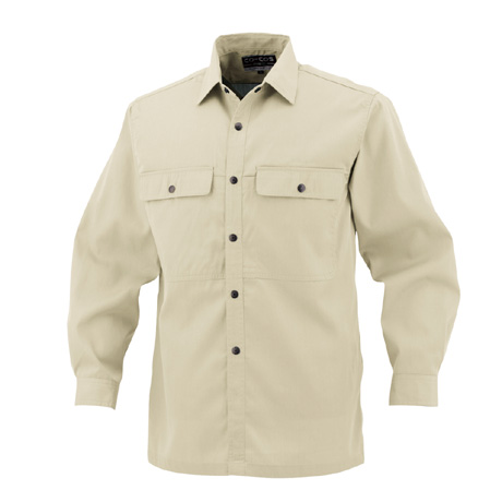 エコ長袖シャツ【P6698-COC】 2.パールベージュ