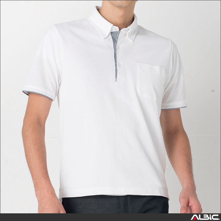 半袖BDニットシャツ（ポケット付）【SA700-ALT】 商品写真