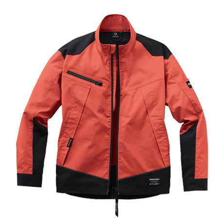 反射パイピング長袖ブルゾン【SPT12101-SUN】 8.ファイヤレッド