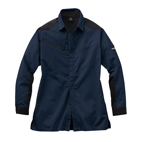 長袖シャツ【SPT12109-SUN】 3.ネイビー