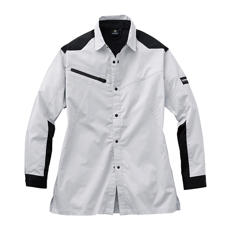 長袖シャツ【SPT12109-SUN】 6.シルバー