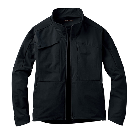 ソフトシェルジャケット【SPT22121-SUN】 9.ブラック