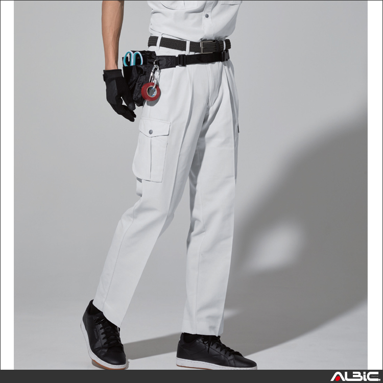吸汗速乾ツータックカーゴパンツ【WA10005-SUN】 商品写真