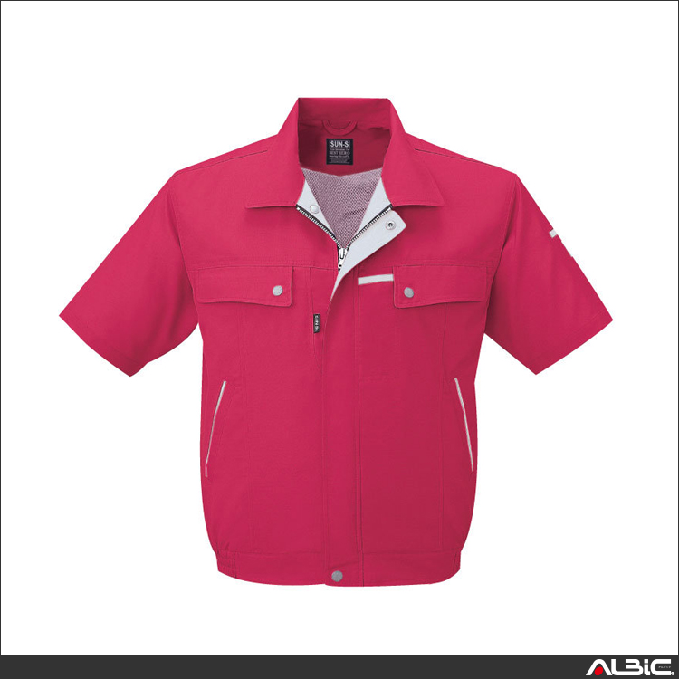 ドライタッチ半袖ブルゾン【WA10450-SUN】 商品写真