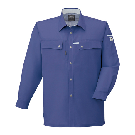 長袖シャツ【WA10459-SUN】 3.ネイビー