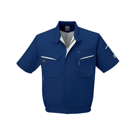 半袖ブルゾン【WA10470-SUN】 3.ネイビー