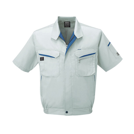 半袖ブルゾン【WA10470-SUN】 6.シルバー