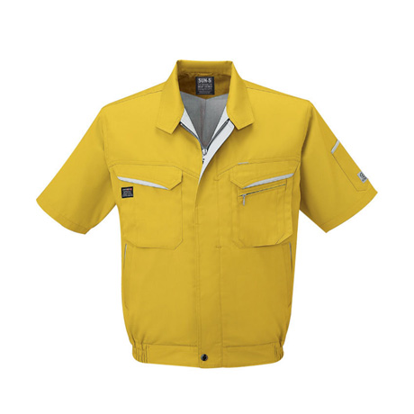 半袖ブルゾン【WA10470-SUN】 10.マスタード