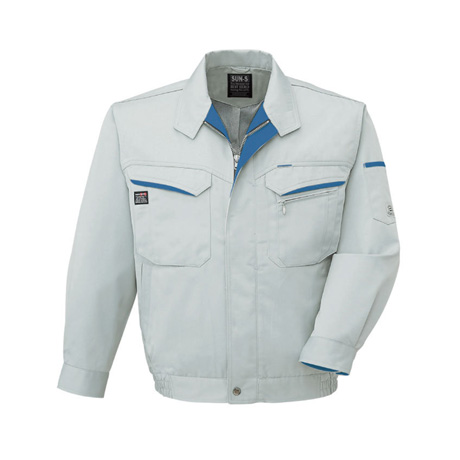 長袖ブルゾン【WA10471-SUN】 6.シルバー