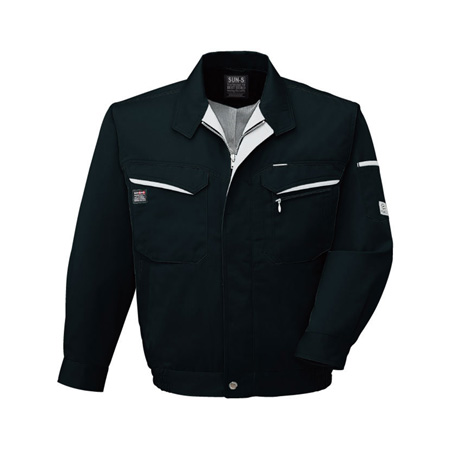 長袖ブルゾン【WA10471-SUN】 9.ブラック