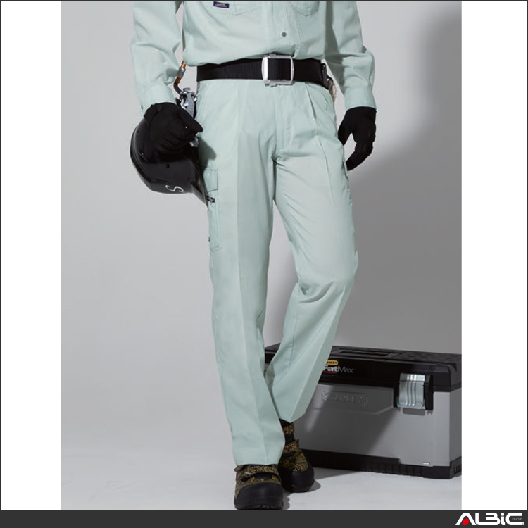 帯電防止ツータックカーゴパンツ【WA10665-SUN】 商品写真