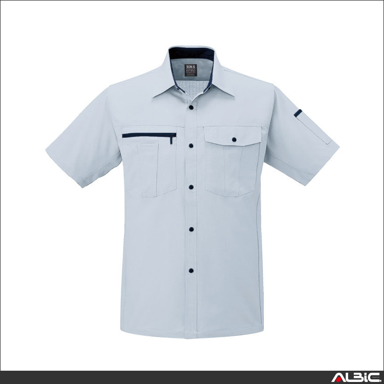 トリカット半袖シャツ【WA10777-SUN】 商品写真