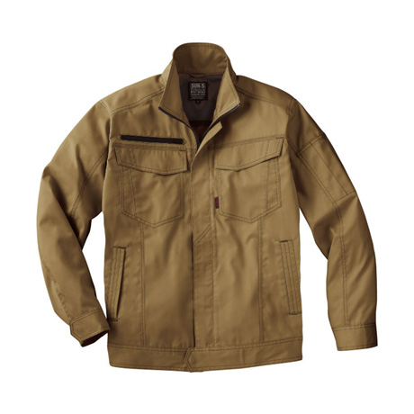 消臭テープ付き長袖ブルゾン【WA11711-SUN】 20.キャメル