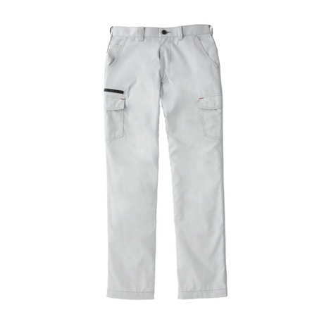 消臭テープ付きノータックカーゴパンツ【WA11715-SUN】 6.シルバー