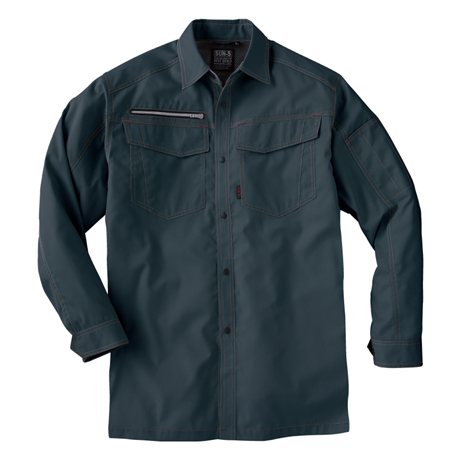 長袖シャツ【WA11719-SUN】 69.チャコール