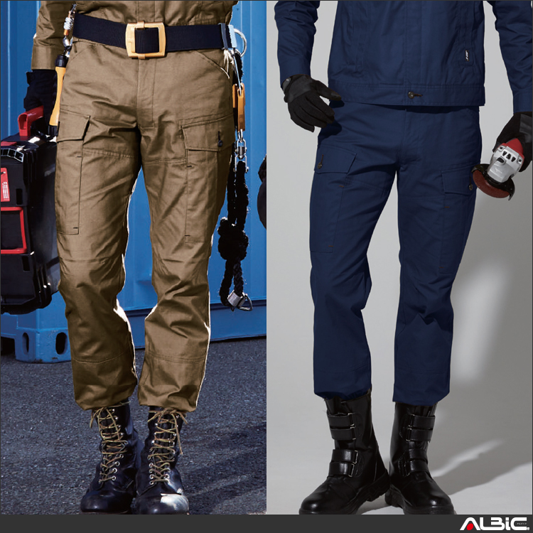 綿100％ツータックカーゴパンツ【WA11905-SUN】 商品写真