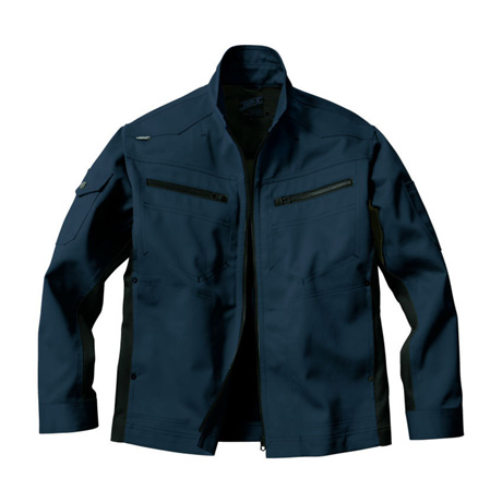 トリカット長袖ブルゾン【WA11921-SUN】 3.インディゴ