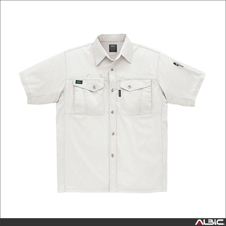 トリカット半袖シャツ【WA14107-SUN】 商品写真