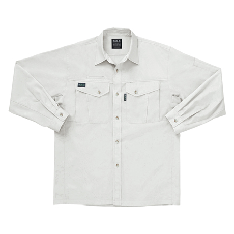 長袖シャツ【WA14109-SUN】 6.シルバー