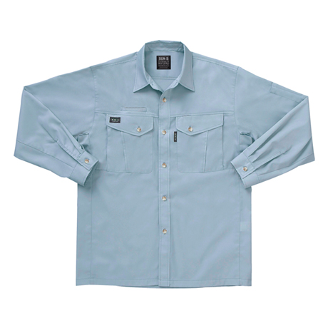 長袖シャツ【WA14109-SUN】 14.アイスブルー