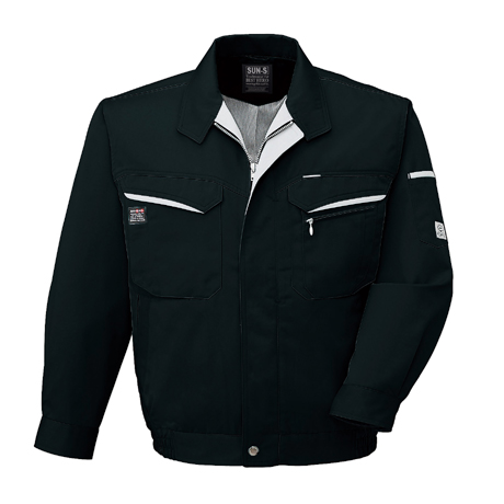 長袖ブルゾン【WA20471-SUN】 9.ブラック