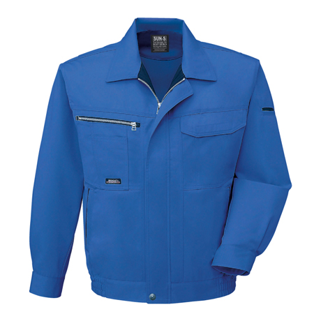 長袖ブルゾン【WA20551-SUN】 4.ブルー