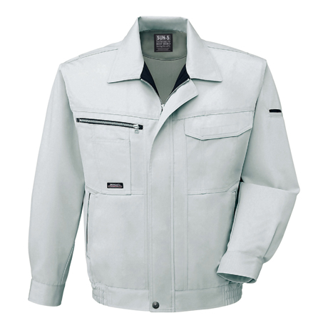 長袖ブルゾン【WA20551-SUN】 6.シルバー