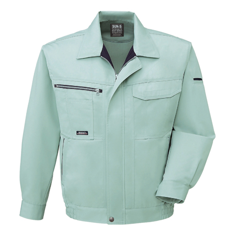 長袖ブルゾン【WA20551-SUN】 7.モスグリーン