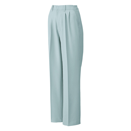 レディースツータックパンツ【WA20668-SUN】 7.グリーン