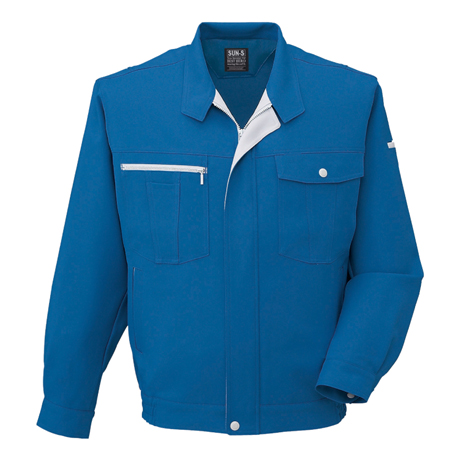 長袖ブルゾン【WA20771-SUN】 4.ブルー