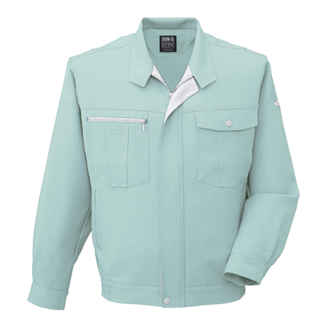 長袖ブルゾン【WA20771-SUN】 7.ライトグリーン