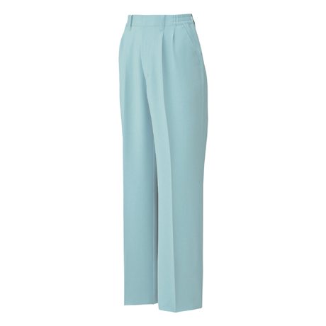 レディースツータックパンツ【WA20778-SUN】 7.ライトグリーン