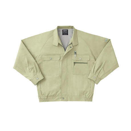 長袖ラグラントリカットブルゾン【WA321-SUN】 20.エクルマスタード