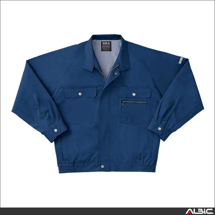 長袖ラグラントリカットブルゾン【WA321-SUN】 商品写真