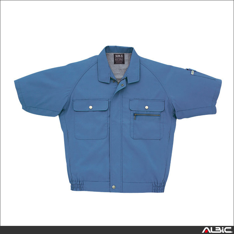 半袖ラグラントリカットブルゾン【WA322-SUN】 商品写真