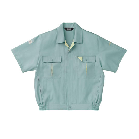 半袖コーディネートブルゾン【WA350-SUN】 7.ミントグリーン