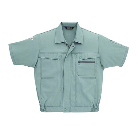 半袖ブルゾン【WA360-SUN】 7.ミントグリーン