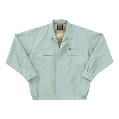 長袖ブルゾン【WA3900-SUN】 7.モスグリーン