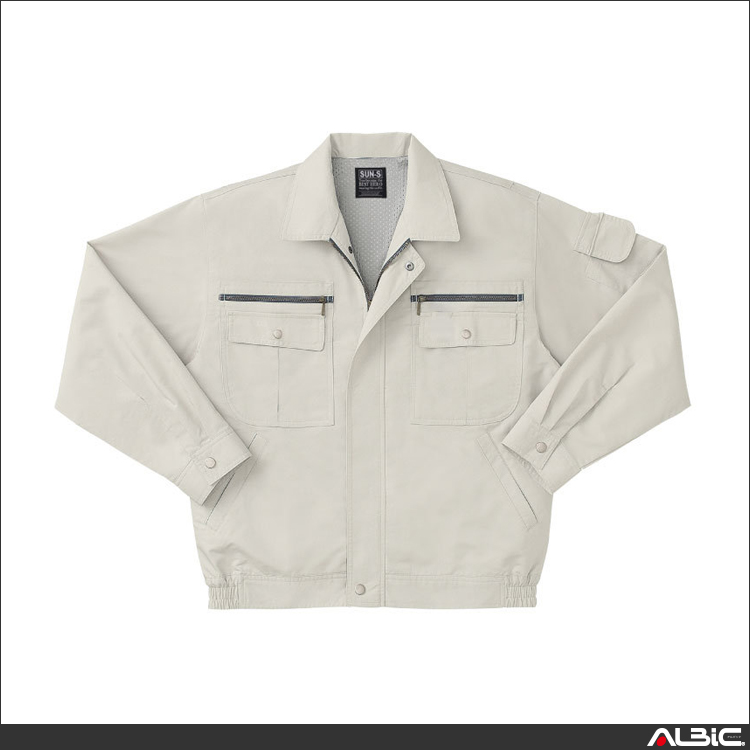 ストレッチ長袖ブルゾン【WA821-SUN】 商品写真