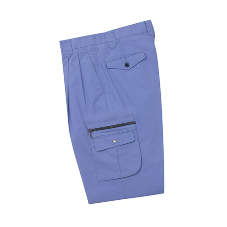 ストレッチツータックカーゴパンツ【WA825-SUN】 14.ティリアンブルー