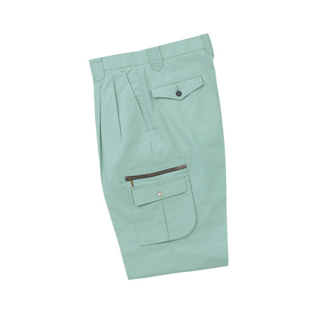 ストレッチツータックカーゴパンツ【WA825-SUN】 37.ライトグリーン