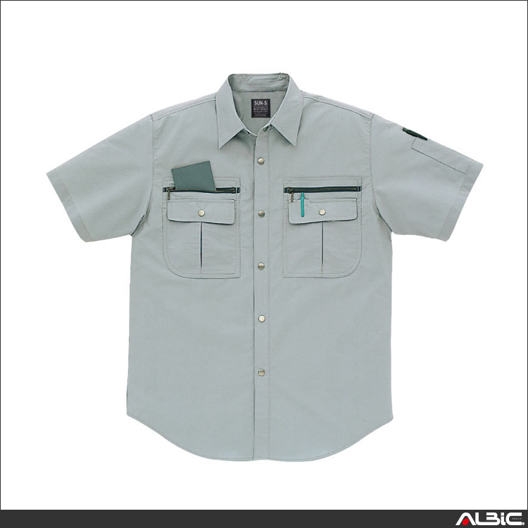 ストレッチ半袖シャツ【WA827-SUN】 商品写真