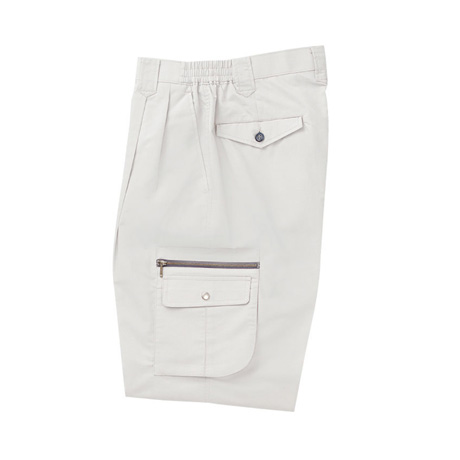 ストレッチ脇ゴムツータックパンツ【WA828-SUN】 6.ペールグレー