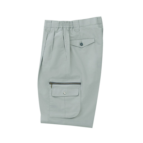 ストレッチ脇ゴムツータックパンツ【WA828-SUN】 67.シェイドグリーン